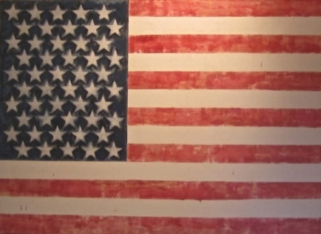 Rick Arnitz painting img Large American Flag